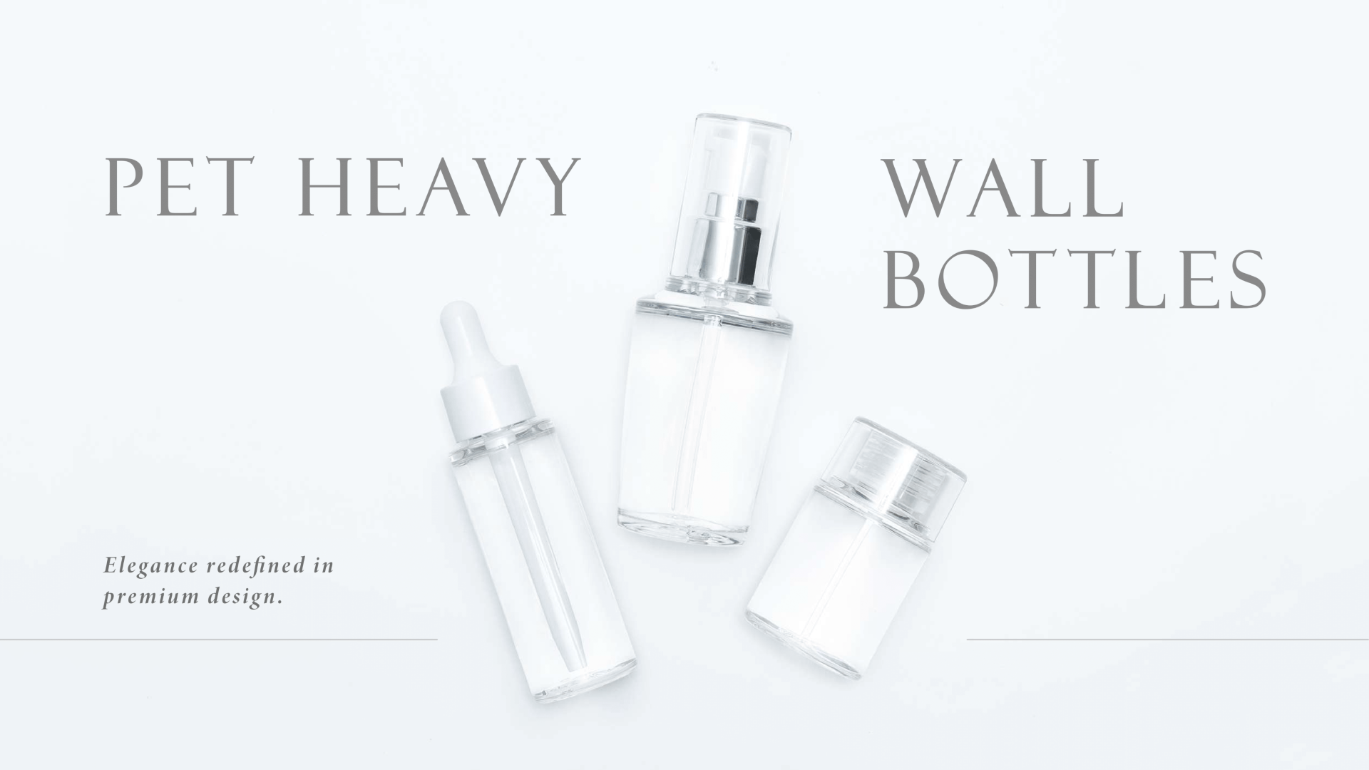PET Heavy Wall Bottle