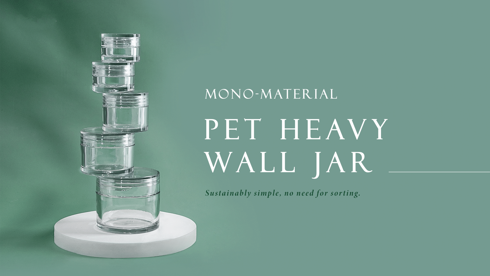 PET Heavy Wall Jar