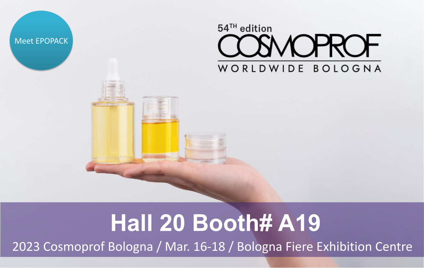 Trade show: EPOPACK at 2023 Cosmopack Italy Bologna